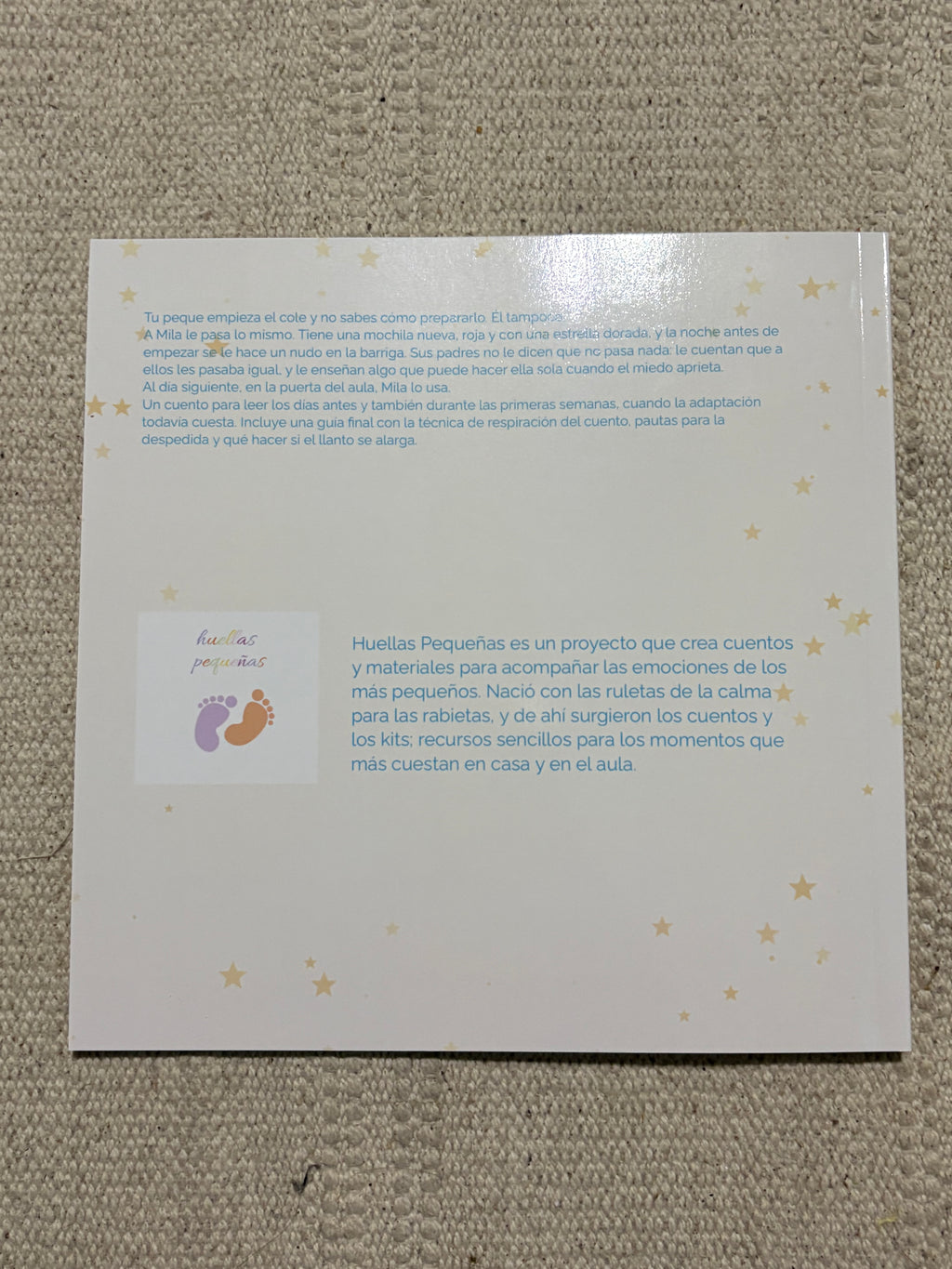 Cuento El primer día de Mila