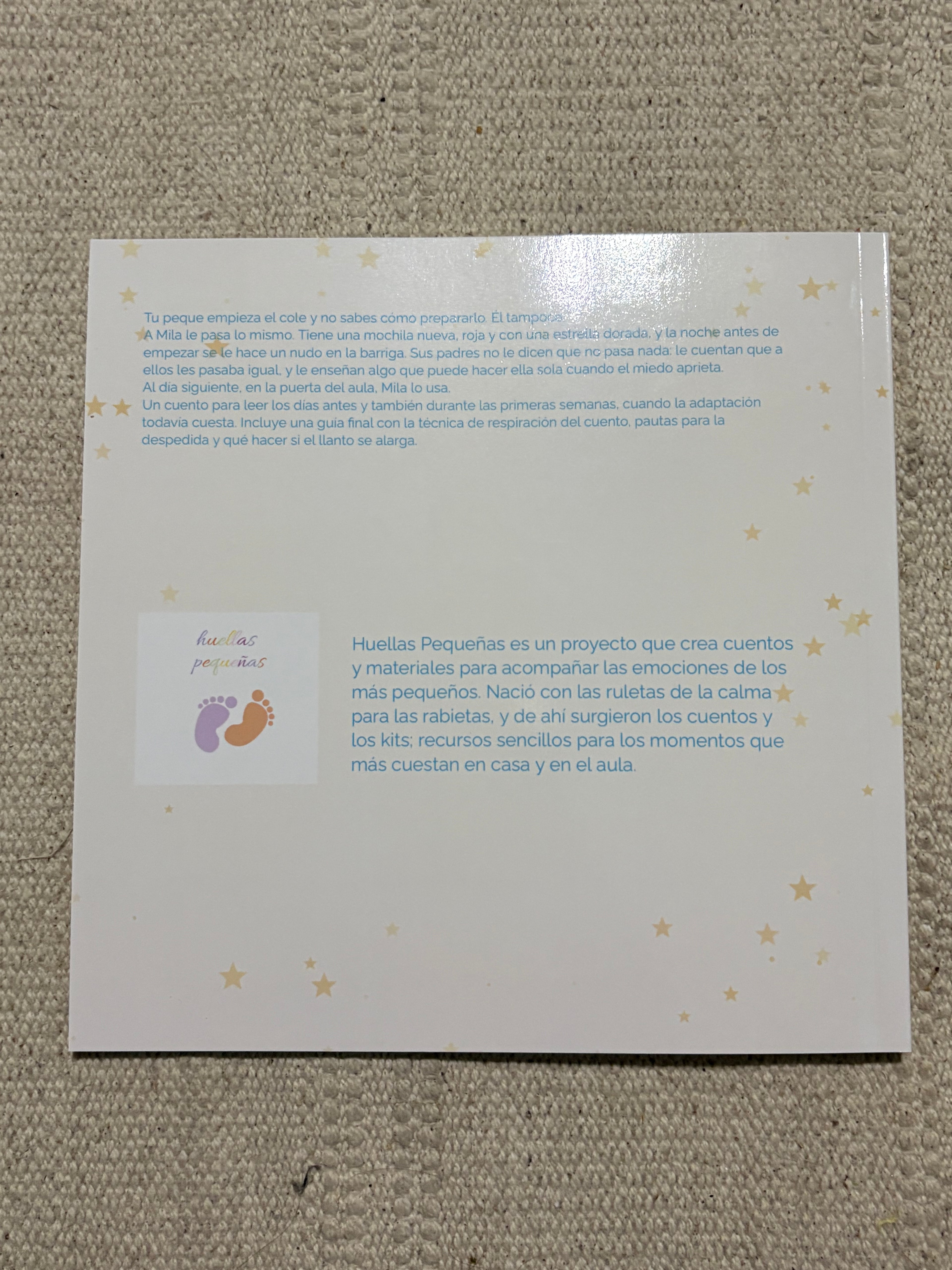 Cuento El primer día de Mila
