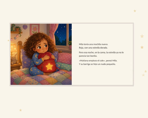 Cuento físico El primer dia de Mila