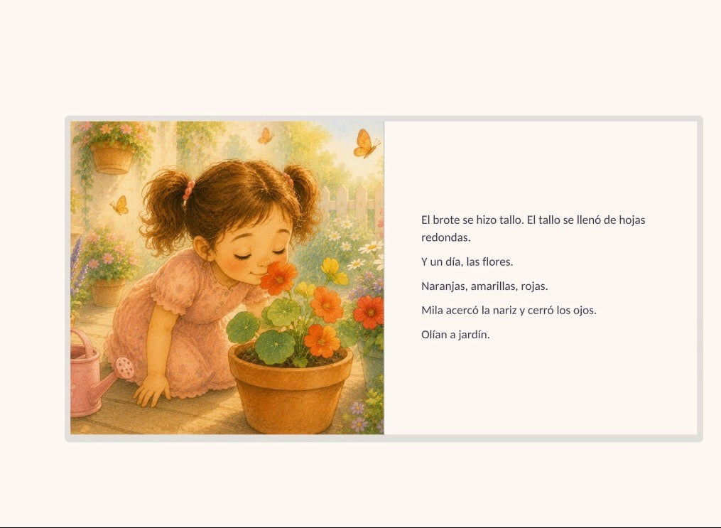 Cuento El jardín de Mila