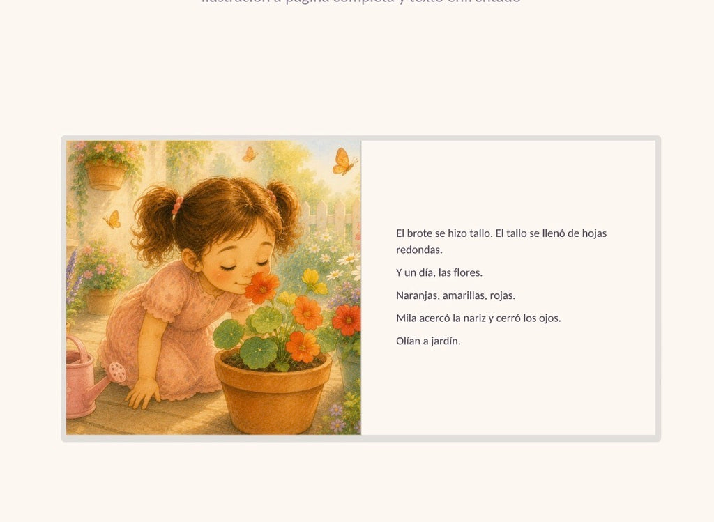 Cuento físico El jardín de Mila